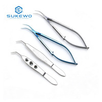 KEWO Intraocular Lens Implantation Forceps Duckbill Swallow Tail Haff Tip Micro Manipulator Ophthalmic Surgical Instruments