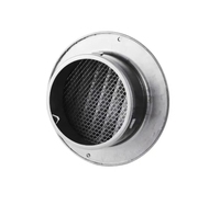 Capuchon d'aération en acier inoxydable de diamètre 150 mm pour tuyau de climatiseur, système de ventilation, sortie de conduit