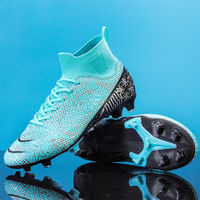 Chaussures de football à crampons en TPU pour l'extérieur, nouvelle collection 2026, absorption des chocs, résistantes à l'usure, personnalisables, adaptées aux adultes et aux enfants