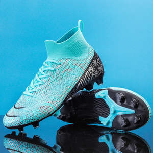 Chaussures <span class=keywords><strong>de</strong></span> <span class=keywords><strong>football</strong></span> à crampons en TPU pour l'extérieur, nouvelle collection 2026, absorption des chocs, résistantes à l'usure, personnalisables, adaptées aux adultes et aux enfants - Product Image 2