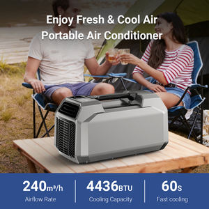 Climatisation portable TIEFU Mini pour extérieur, 110V/220V, <span class=keywords><strong>compresseur</strong></span>, utilisation en tente, 4436 BTU, capacité de refroidissement ultra élevée pour - Product Image 3