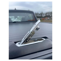 Couverture de benne de pick-up rétractable manuelle en aluminium rigide, compatible avec Ford Ranger Nissan Navara