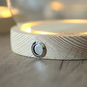 <strong>Glass</strong> <strong>Dome</strong> With Wooden Base <strong>Glass</strong> for Candle Mini <strong>Cake</strong> Stand <strong>Glass</strong> Display <strong>Dome</strong> - Product Image 6
