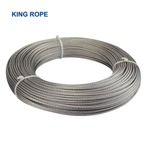 Principaux produits longs en acier 6x19 + FC PVC enduit 11mm 15mm câble galvanisé fabricant de câbles en acier - Product Image 1