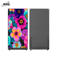 Affichage LED pliable d'extérieur P2.5 P3 P4 640x1920mm Haute luminosité HDR10+ Pleine couleur Étanche Signalisation numérique portable