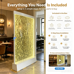 Nuova Parete Decorativa a Bolle d'Acqua LED per Arredamento d'Interni - Product Image 5