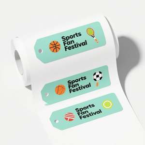 Impression de logo d'étiquettes autocollantes personnalisées bon marché de haute qualité en gros - Product Image 3