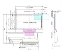 Modul Layar OLED 0.96 Inci Resolusi 128x64 Antarmuka SSD1306 I2C SPI Layar PMOLED untuk Arduino ESP32