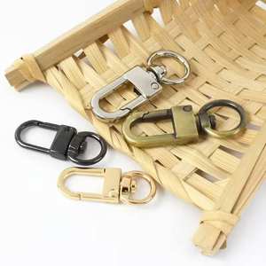 Mousqueton à ressort en alliage <span class=keywords><strong>de</strong></span> zinc <span class=keywords><strong>de</strong></span> luxe, robuste, étanche, petit, pour sacs et clés - Prix <span class=keywords><strong>de</strong></span> gros - Product Image 2