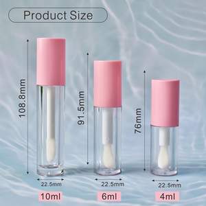 KJ แท่งลิปกลอสแบบใสขนาด10มล. 6มล. 4มล. พร้อมแปรงไม้กายสิทธิ์มี11สีให้เลือก - Product Image 2