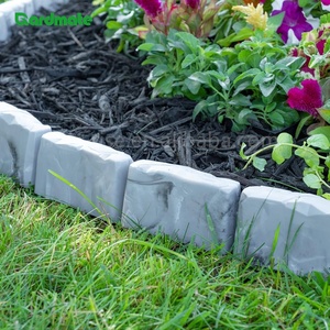 8pack No-Dig Stone-Look Weather-Resistant Eco-Friendly Landscape Edging Garden <strong>Fence</strong> <strong>Flower</strong> <strong>Beds</strong> Yard <strong>Fence</strong> Outdoor Decorative - Product Image 5