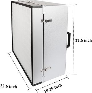 Hiệu quả cao ffu H14 Bộ lọc HEPA 110V cắm sạch lớp 100 mycology phòng thí nghiệm laminar Flow Hood Fan đơn vị vừa lọc - Product Image 3