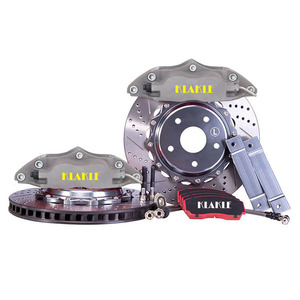 Kit complet d'étriers de frein à 4 pistons et disques de frein de 285 mm, référence OE: 4605A095, pour RENAULT <span class=keywords><strong>KANGOO</strong></span> Rapid toutes versions 15 pouces, KLAKLE 5040 Small - Product Image 1