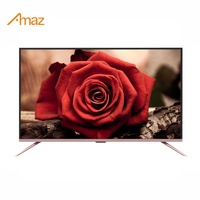 TV LED AMAZ 50 Inch UHD 4K Smart TV Layar Datar untuk Penggunaan di Rumah