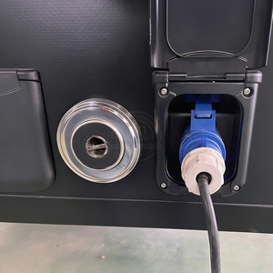 Camper à plateau plat manuel avec double extension coulissante pour Tacoma Hilux Ranger, coque de camping-car à glisser dans la benne de camion, <span class=keywords><strong>caravane</strong></span>, VR - Product Image 6