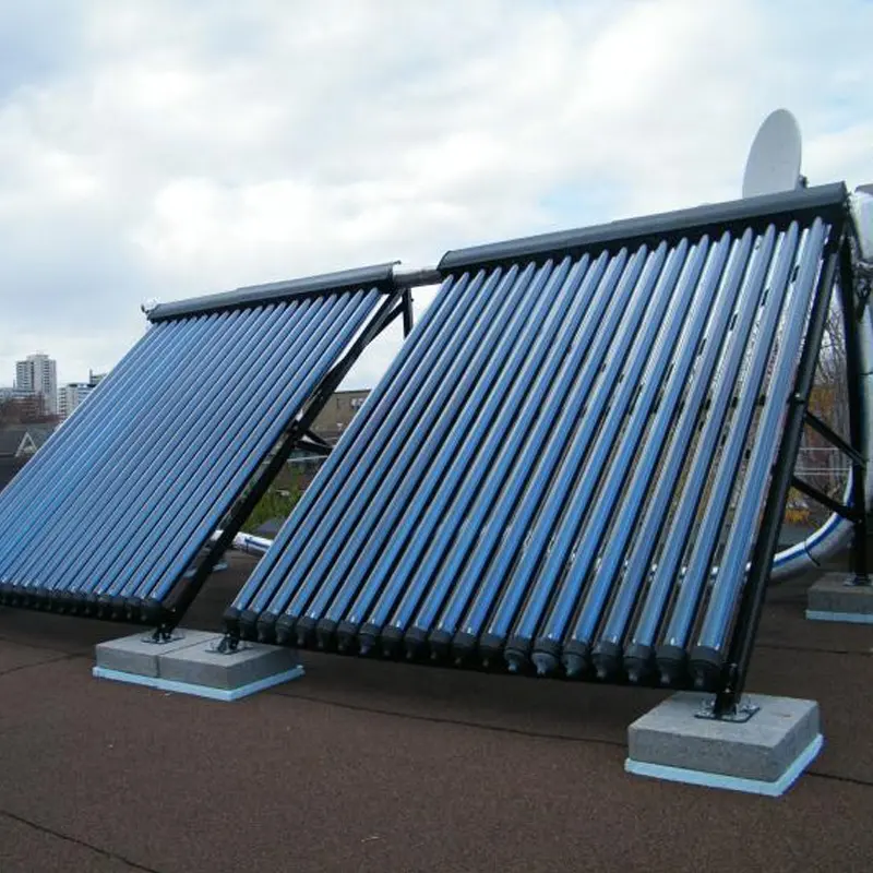 عالية الكفاءة أنبوب الحرارة زجاج مفرّغ 30 أنابيب الشمسية جامع للتدفئة ل سخان مياه نظام