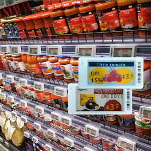 Lus Esled 2.13 inç E mürekkep Esl elektronik raf etiketi Eas sistemleri süpermarket kablosuz dijital e-mürekkep E-kağıt teşhir standı fiyat etiketi - Product Image 1