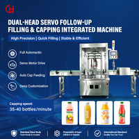 Machine de capsulage à bras oscillant en acier inoxydable 304 de qualité alimentaire avec convoyeur à chaîne POM pour ligne de remplissage