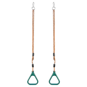 Anillos colgantes para niños, juguete de escalada de plástico PP moldeado por inyección, cuerda ajustable de 110-168 cm para ejercicio en interiores y exteriores - Product Image 3