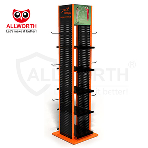 Piccola dimensione a buon mercato <span class=keywords><strong>di</strong></span> vendita diretta della fabbrica <span class=keywords><strong>di</strong></span> grande capacità Multi-funzionale scaffale <span class=keywords><strong>di</strong></span> esposizione in metallo per articoli vari con Caster - Product Image 4