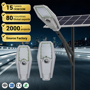 Nouveautés : Lampadaire LED Solaire Extérieur Haute Luminosité IP65 Étanche 200W 300W 400W 500W 600W 800W en ABS - Product Image 1
