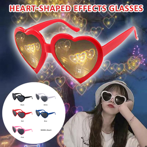 Latest <strong>Party</strong> Magic LED Fun <strong>Glasses</strong> Special Effects <strong>Glasses</strong> Heart Shape Love&amp;roses Sunglasses - Product Image 2