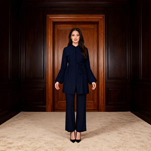 Abaya Elegante de Poliéster con Lentejuelas, Estilo Nuevo y de Lujo, para Mujeres Musulmanas, Vestido de Fiesta Personalizado, Venta al Por Mayor - Product Image 1