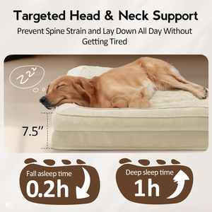 Letti per Cani Ortopedici di Lusso in Memory Foam Personalizzati, Vendita all'Ingrosso, Copertura Rimovibile Lavabile e Impermeabile - Product Image 6