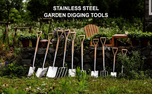 Vườn Vuông Kim Loại Spade Xẻng Đầu Thép Không Gỉ Với D-xử Lý Các Loại Khác Nhau Của Xẻng Và <span class=keywords><strong>Spades</strong></span> - Product Image 6