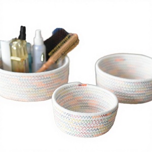 Modern Eco-Friendly <b>Foldable</b> Multifunction Remote Control Fabric Storage <b>Basket</b> Desktop Dustproof Household Jewelry Cosmetics - Product Image 3