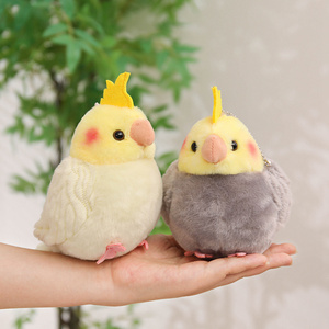 Nuevo Peluche de Cacatúa Colorida, Animal de Peluche para Decoración del Hogar, Regalo de Cumpleaños para Niños, Juguete de Loro Amarillo Suave - Product Image 3