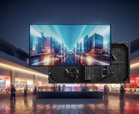 Уличный светодиодный экран P5.28 RGB HD с фиксированным креплением, IP65, простая установка, настенный рекламный дисплей для наружного применения