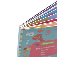 Libro Educativo de Cartón en Inglés para Niños, Aprendizaje de Colores y Números, Servicio de Impresión de Libros Infantiles