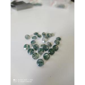 พลอยมอสอาเกตธรรมชาติ 5 มม. 0.456 กะรัต ทรงกลมเจียระไนแบบเหลี่ยมเพชร สำหรับทำเครื่องประดับ - Product Image 5