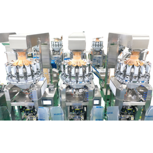 Línea de Pesaje y Empaquetado Combinada de 14 Cabezales para Cacahuetes/Nueces, 90 <span class=keywords><strong>BPM</strong></span>, Alimentación y Transporte Automáticos, Máquina Empacadora - Product Image 4