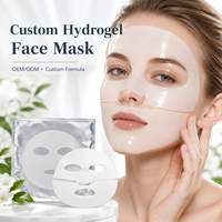 Masque facial en hydrogel en tissu maillé, formule personnalisée OEM ODM, marque privée, PDRN, collagène, acide hyaluronique
