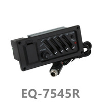 High Quality EQ-7545R 4-Band Acoustic Guitar Pickup System Volume Control High Quality Stringed Instruments Parts Accessories