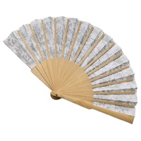 Éventail en bois personnalisé chinois avec le nom des mariés et la date, cadeaux de mariage