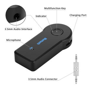 PIX-LINK Handy pour Bluetooth Mains Libres Sans Fil Audio Musique Récepteur Blue Tooth Car Kit FM Transmetteur Stéréo Téléphone Chargeur <span class=keywords><strong>Gratuit</strong></span> - Product Image 4