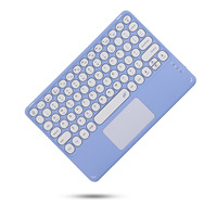 Casing dengan Keyboard Panel Sentuh untuk Samsung Galaxy Tab S6 Lite 10.4 Keyboard Bluetooth Nirkabel dengan Slot Pena
