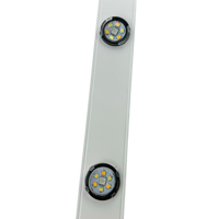 DC24V 100ft avec 60 LEDs RGBIC + blanc chaud/froid 5 couleurs adressables LED lumières extérieures permanentes IP68 couleur pleine maison avant-toit Lig