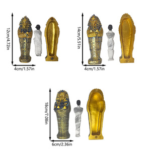 Witt Faraón egipcio Souvenirs momia mano pirámide decoración reina esfinge ataúd modelo artesanía arte religioso resina recuerdos artesanías - Product Image 5
