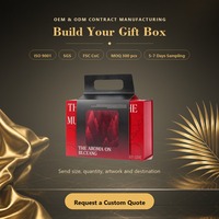 Coffret Cadeau de Luxe Personnalisé avec Poignée pour Emballage de Vin, Bougies et Verres - Fabricant et Fournisseur en Gros