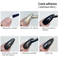 Vente en gros de vernis à ongles 13 couleurs vernis à ongles UV à changement éclaté de marbre vernis à ongles créatif et à la mode de haute qualité