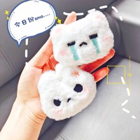 Bts mignon doux en peluche porte-clés jouets anime accessoires porte-clés sac breloques pour les filles