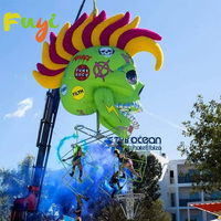 Masque gonflable géant de modèle d'air de crâne gonflable suspendu pour des accessoires de festival