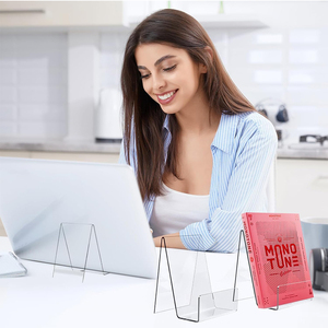 Tùy chỉnh rõ ràng <span class=keywords><strong>Acrylic</strong></span> cuốn sách đứng với gờ hiển thị giá vẽ để hiển thị sách Album truyện tranh hình ảnh CDs tác phẩm nghệ thuật máy tính bảng - Product Image 2