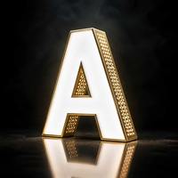 Enseignes lumineuses 3D personnalisées à LED RGB, lettres lumineuses pleine couleur pour la publicité dans les écoles