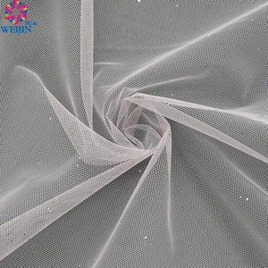 Nouveau tissu à mailles amélioré saupoudré de poudre colorée mousseux <span class=keywords><strong>transparent</strong></span> <span class=keywords><strong>tulle</strong></span> de soie maille tricoté jupe de fil de scène - Product Image 6
