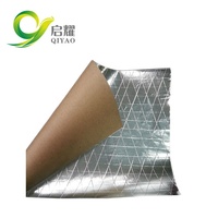 Isolation thermique en feuille réfléchissante FSK, isolation thermique résistante à la chaleur, feuille d'aluminium pour toiture, feuille de kraft